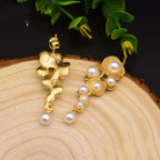 Handmade Natural Pearl Shell Earrings
