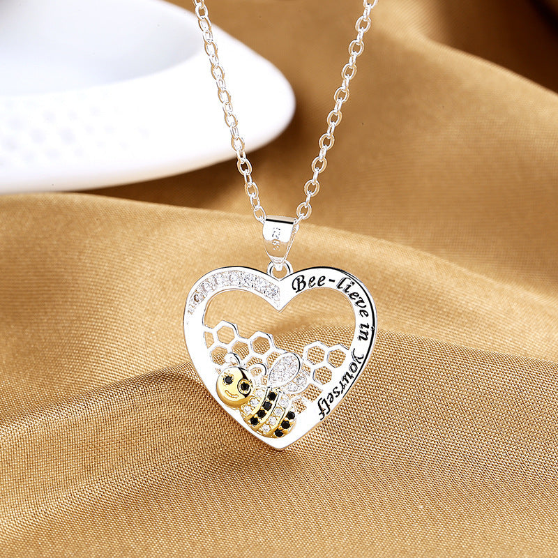 Fashion Exquisite And Creative Bee Hive Pendant