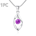 Zircon Twist Fashion Necklace Pendant