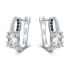 European And American Zircon Rhinestone Stud Earrings