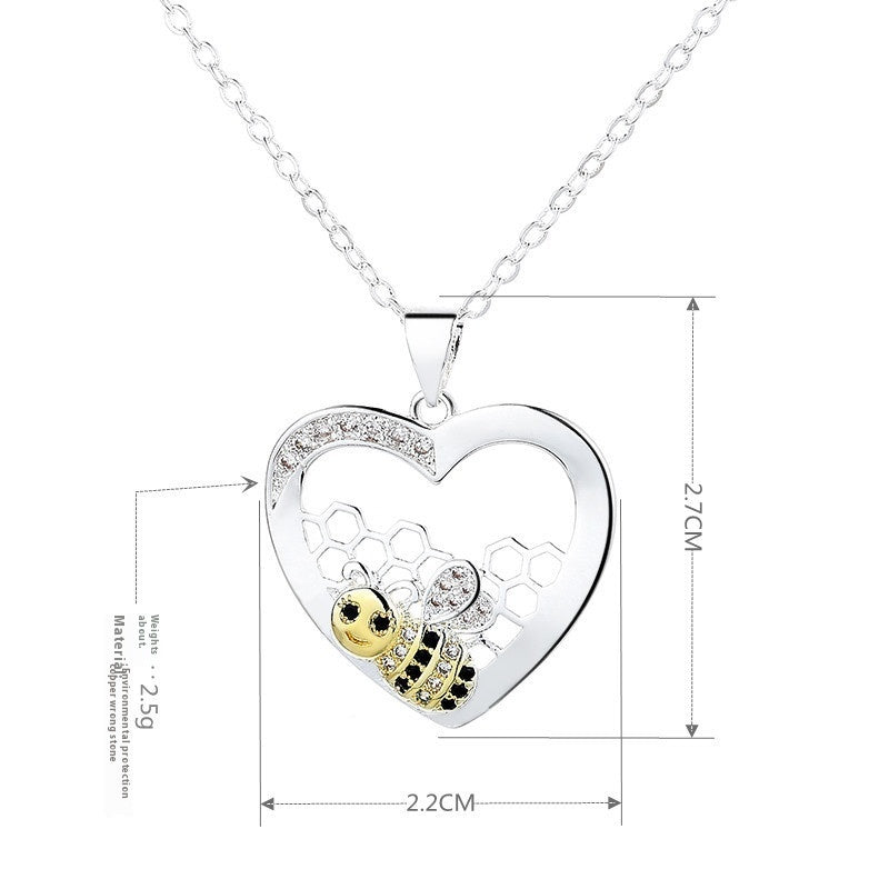 Fashion Exquisite And Creative Bee Hive Pendant